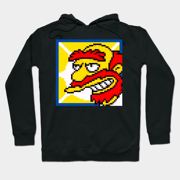 Groundskeeper Willie Sprite Hoodie by SpriteGuy95